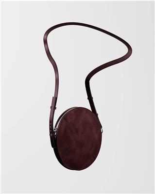 AMOROMA THE ROUND BAG BORDEAUX