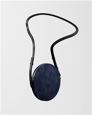 AMOROMA THE ROUND BAG NAVY BLUE