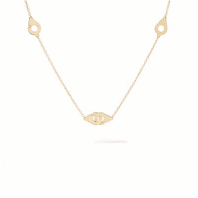 DINH VAN NECKLACE MENOTTES R5 YELLOW GOLD