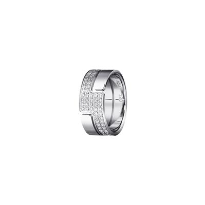 DINH VAN SEVENTIES MEDIUM RING WHITE GOLD DIAMONDS 4800EUR