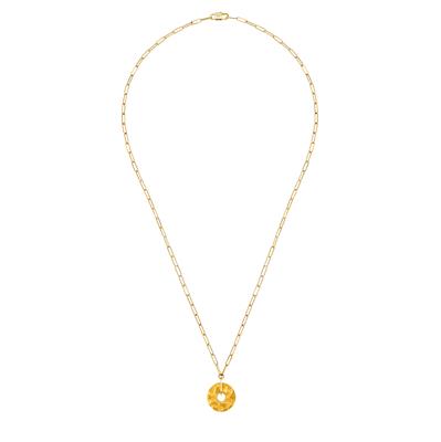DINH VAN NECKLACE PI 14MM YELLOW GOLD