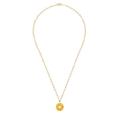 DINH VAN NECKLACE PI 14MM YELLOW GOLD