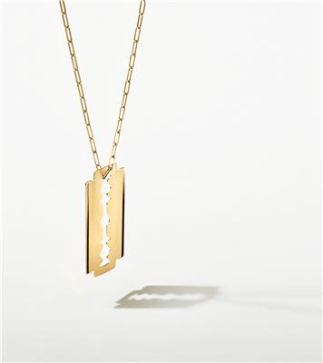 DINH VAN LAME DE RASOIR NECKLACE YELLOW GOLD