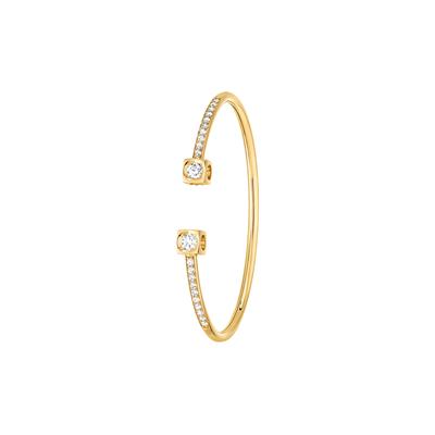 DINH VAN LE CUBE DIAMANT BRACELET FLEX PAVED WHITE GOLD