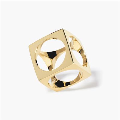DINH VAN LE PAVE RING BIG MODEL YELLOW GOLD