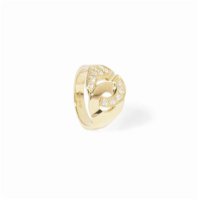 DINH VAN MENOTTES RING YELLOW GOLD AND DIAMONDS