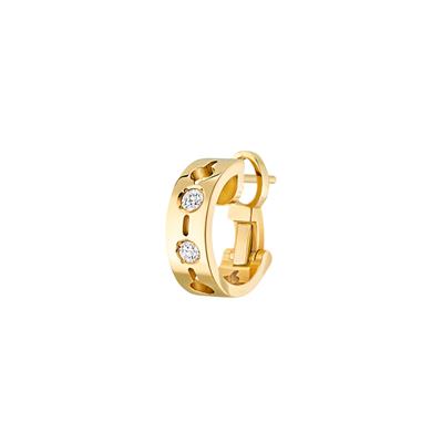 DINH VAN PULSE CREOLES MONO YELLOW GOLD AND DIAMONDS