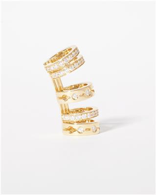 DINH VAN PULSE EARRING YELLOW GOLD DIAMONDS 4700EUR