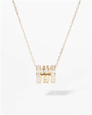 DINH VAN PULSE PENDANT YELLOW GOLD DIAMONDS 3390EUR