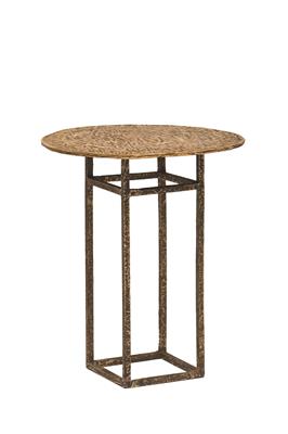 ISABELLE DE BORCHGRAVE BRONZE BISTRO TABLE