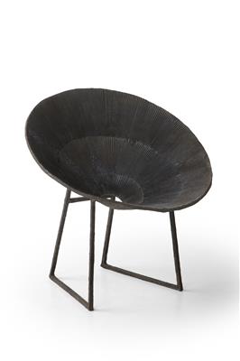 Isabelle de Borchgrave Fauteuil noir bronze 18000EUR.JPG