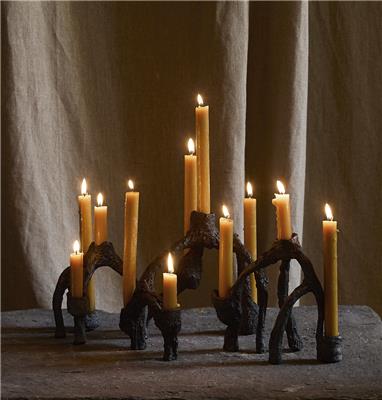 THE ROOMS L OEIL DE KO BRONZE CANDLESTICK EMA PRADÈRE 05