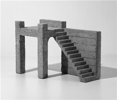 THE ROOMS GREGE GALLERY MATTIA LISTOWSKI SCULPTURE BETON