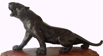 THE ROOMS MULLER BRONZE TIGER JAPANESE MEIJI PERIOD.JPG
