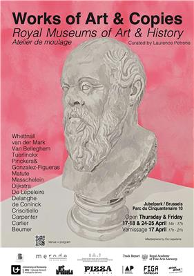 WORKS OF ART AND COPIES EXHIBITION POSTER