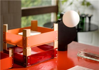 SCRAP CRATE RED ORANGE RED TRANSLUCENT 40EUR 