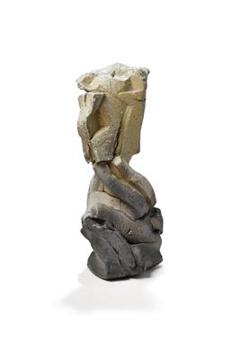 ceramic brussels GALERIE PATRICK ONDINE MESTDAGH MICHIKAWA Shozo Sculptural Form series natural ash 41 2022 18cm