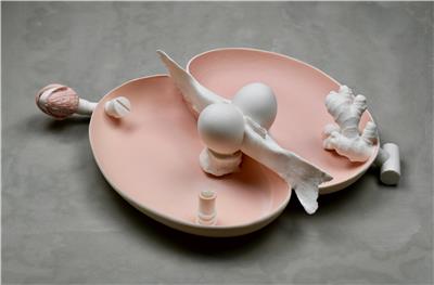 Ceramics Brussels Art Prize KO Ming Miao Erotic Symbiosis 2021 26 x 26 x 7cm