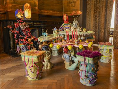 Ceramics Brussels Art Prize MOULINARD ANTOINE Tables gigognes et Tabourets 2019 2023