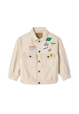 AMV FW25 KIDS VEST REF KSNOP16A20H25 ECRU