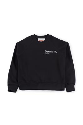 DEMAIN IL FERA JOUR WOMEN SWEATSHIRT BLACK OH