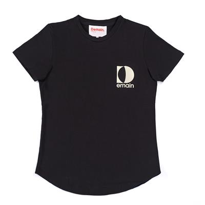 DEMAIN IL FERA JOUR WOMEN TSHIRT BLACK