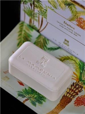 LA MAMOUNIA Savon datte et porte savon  450MAD  