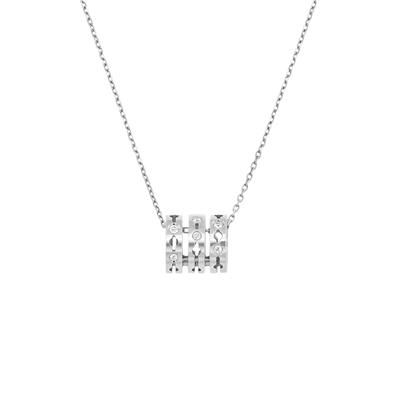 Pulse necklace white gold and diamonds EUR2100