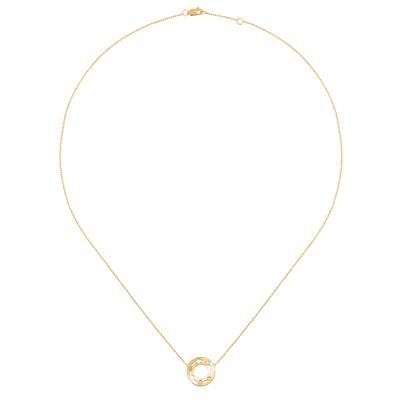 Pulse necklace yellow gold and diamonds EUR1750