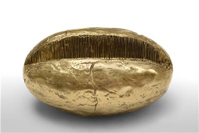 Isabelle de Borchgrave pleated seed bronze 26x15 3900EUR
