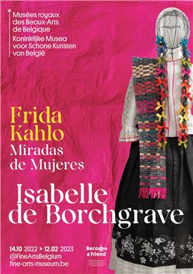 POSTER IsabelleDeBorchgrave affiche Frida Kahlo