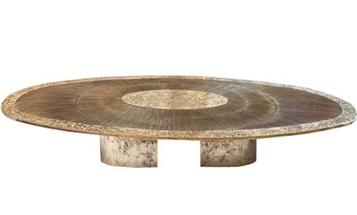 Isabelle de Borchgrave Table bassse en bronze 2