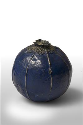 Isabelle de Borchgrave blue seed bronze 21x21 4500EUR